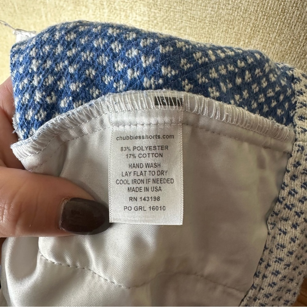 Chubbies Blue Seersucker Shorts Size Medium - Picture 5 of 5